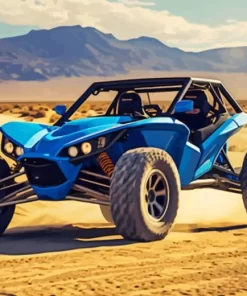 Blue Dune Buggy Diamond Painting