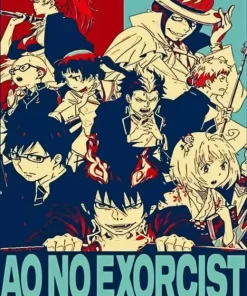 Blue Exorcist Poster Diamond Painting