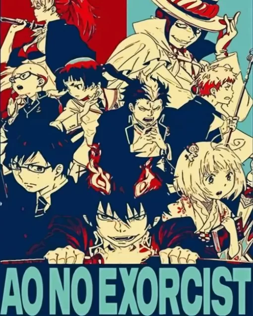 Blue Exorcist Poster Diamond Painting