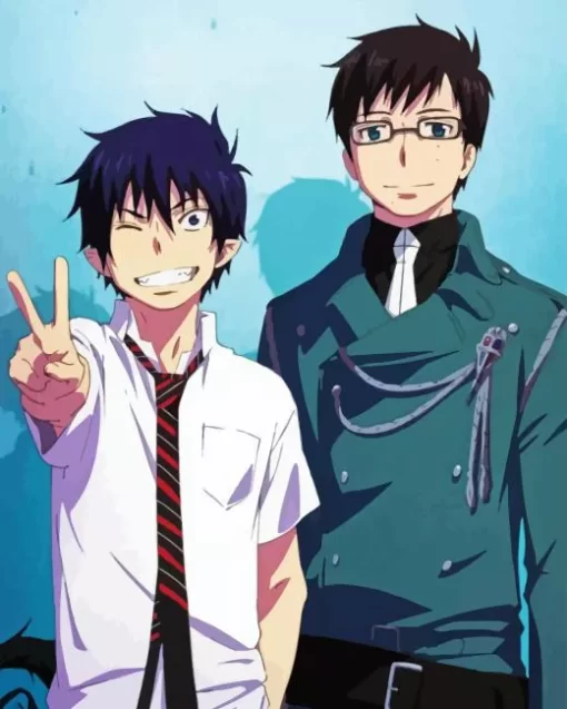 Blue Exorcist Rin And Yukio Diamond Painting