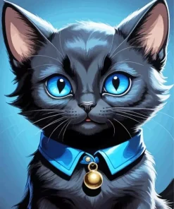 Blue Eyed Cat Diamond Painting