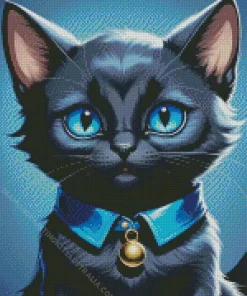 Blue Eyed Cat Diamond Painting