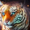 Blue Eyed Tiger Diamond Painting