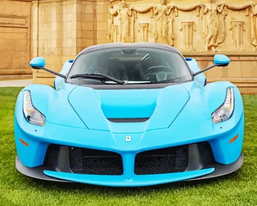 Blue Ferrari Diamond Painting