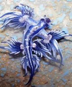 Blue Glaucus Nudibranch Diamond Painting