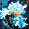 Blue Iris Art Diamond Painting