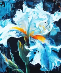 Blue Iris Art Diamond Painting