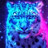 Blue Jaguar Diamond Painting