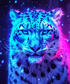 Blue Jaguar Diamond Painting