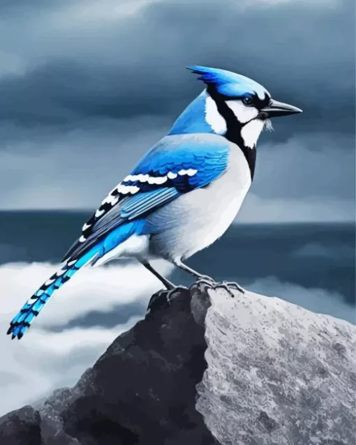 Blue Jay Diamond Painting