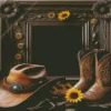 Boots And Cowboy Hat Diamond Painting