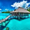 Bora Bora Huts Diamond Painting