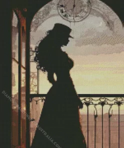 Classy Female Silhouette Art Diamond Painting