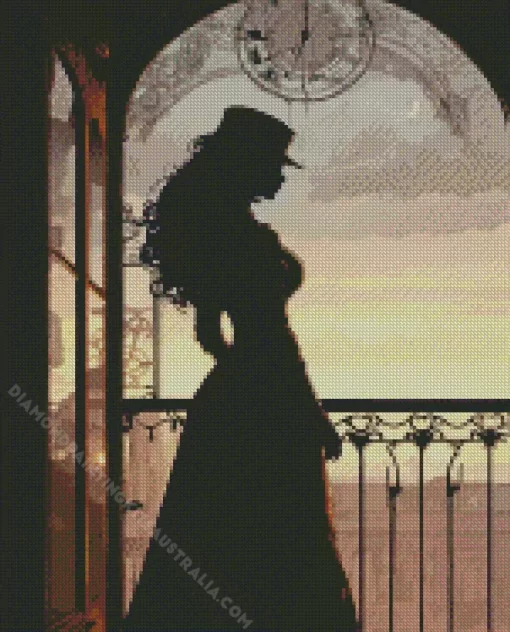 Classy Female Silhouette Art Diamond Painting