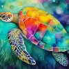 Colorful Turtle Diamond Painting