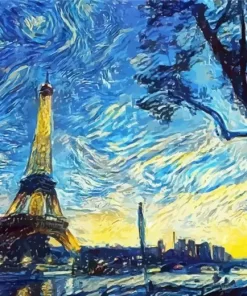 Cool Eiffel Tower Van Gogh Diamond Painting