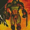 Doomguy Doom Character Diamond Painting