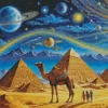 Egypt Camels Art Diamond Painting