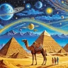 Egypt Camels Art Diamond Painting