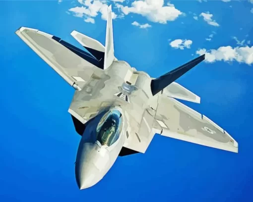 F 22 Raptor Art Diamond Painting