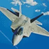 F 22 Raptor Art Diamond Painting