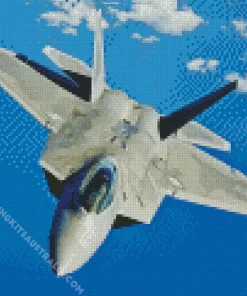 F 22 Raptor Art Diamond Painting