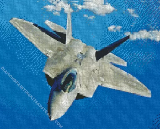 F 22 Raptor Art Diamond Painting