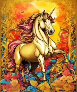 Fabulous Unicorn Art Diamond Painting