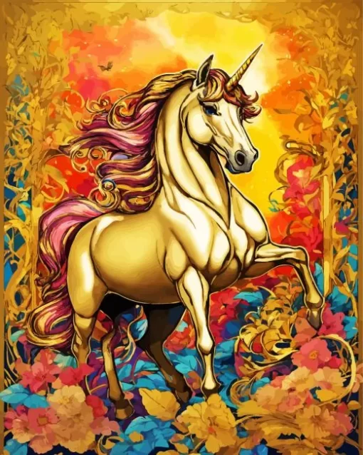 Fabulous Unicorn Art Diamond Painting