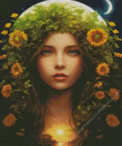 Face Nature Art Diamond Painting