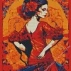 Flamenco Dancer Diamond Painting