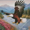 Flying Eagle Diamond Painting