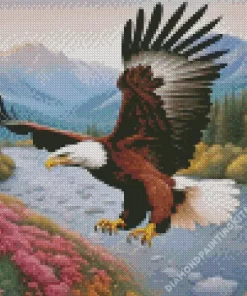 Flying Eagle Diamond Painting