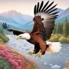 Flying Eagle Diamond Painting