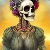 Frida Kahlo Skull Art Diamond Painting