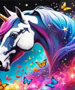 Galaxy Unicorn Diamond Painting