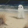 Ghost At The Beach Art Diamond Painting