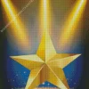 Golden Star Diamond Painting