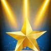 Golden Star Diamond Painting