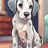 Great Dane With Spots Diamond Painting