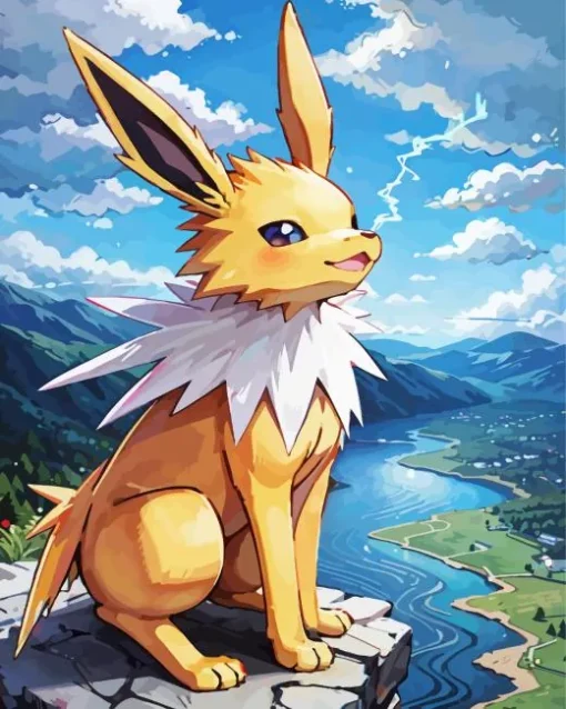 Jolteon Pokemon Diamond Painting