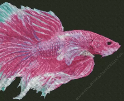 Pink Fish Diamond Painting