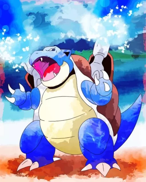 Pokemon Go Blastoise Diamond Painting