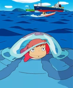 Ponyo Anime Diamond Painting