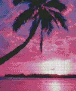 Purple Sunset Diamond Painting