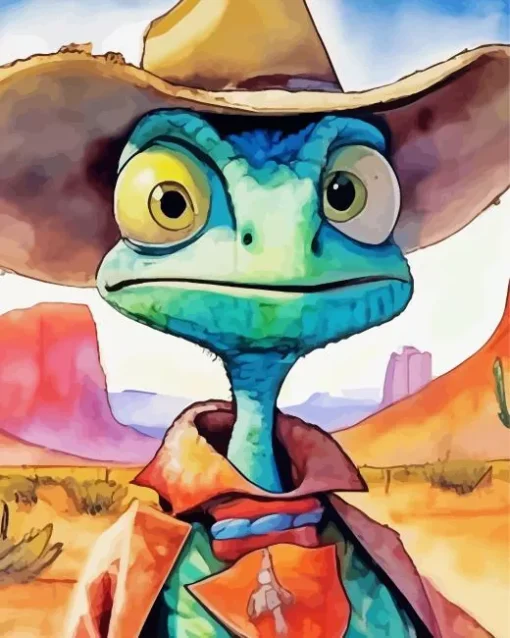 Rango Cowboy Diamond Painting