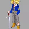 Super Saiyan Trunks Diamond Painting