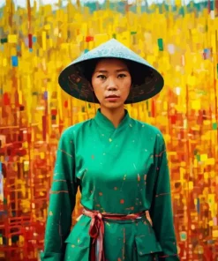 Vietnamese Girl Diamond Painting