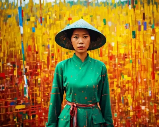 Vietnamese Girl Diamond Painting