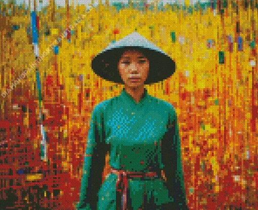 Vietnamese Girl Diamond Painting